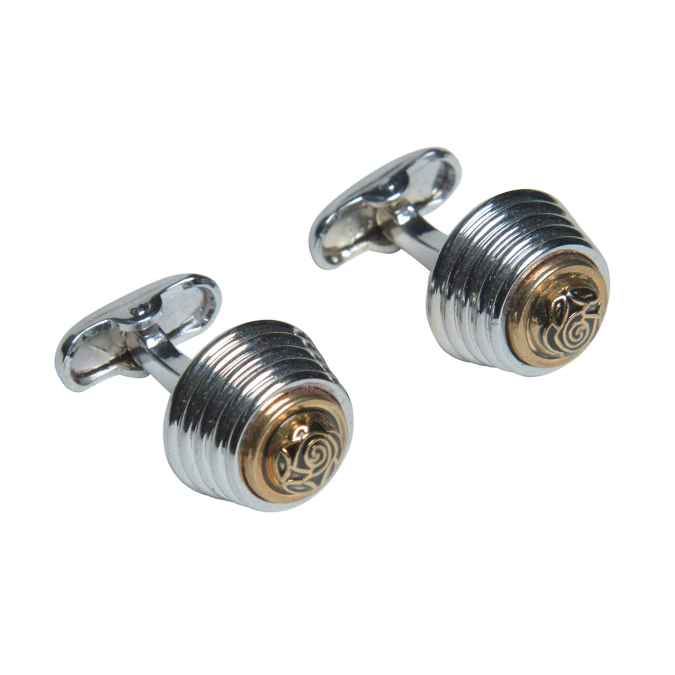 Golden Net Cufflinks