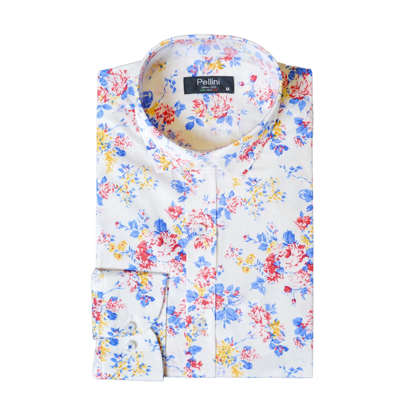 Long Sleeve Floral Print Shirt