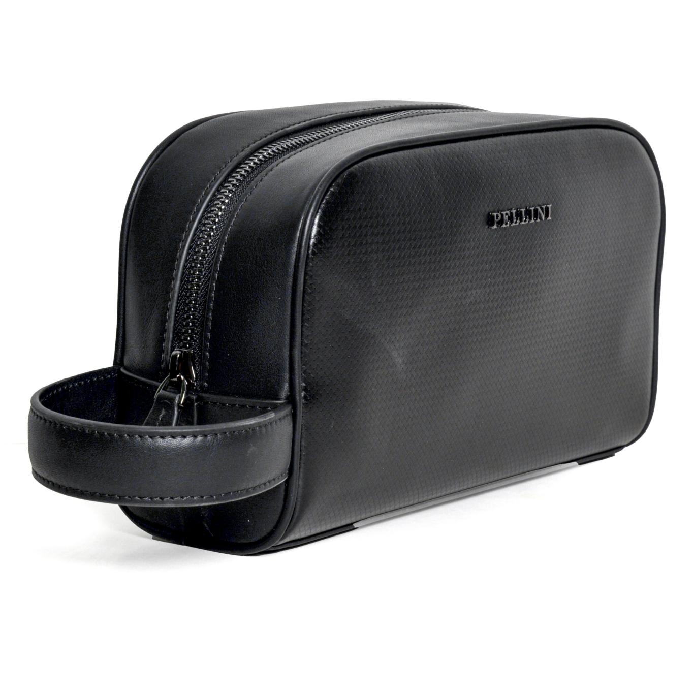 Premium Leather Toiletry Bag