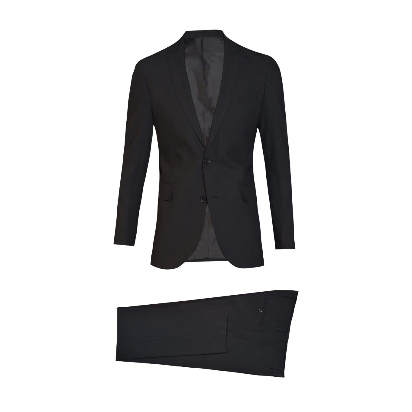 Slim Fit Black Suit