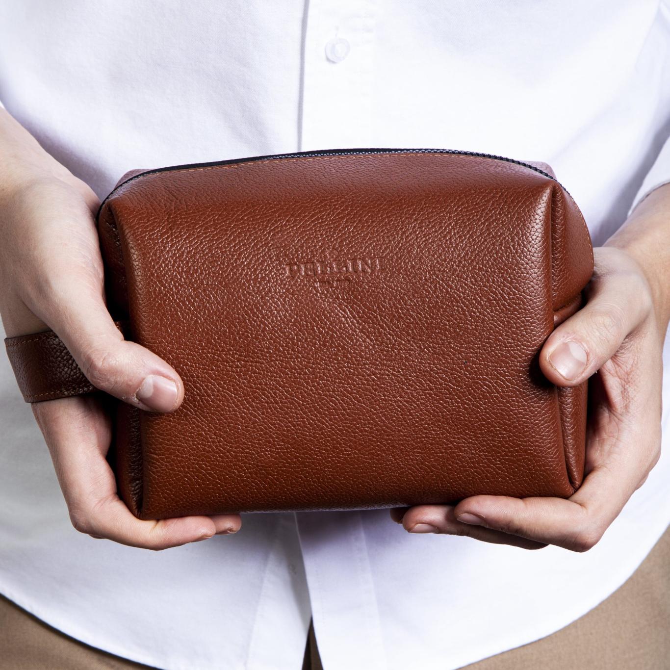 Leather Toiletry Bag