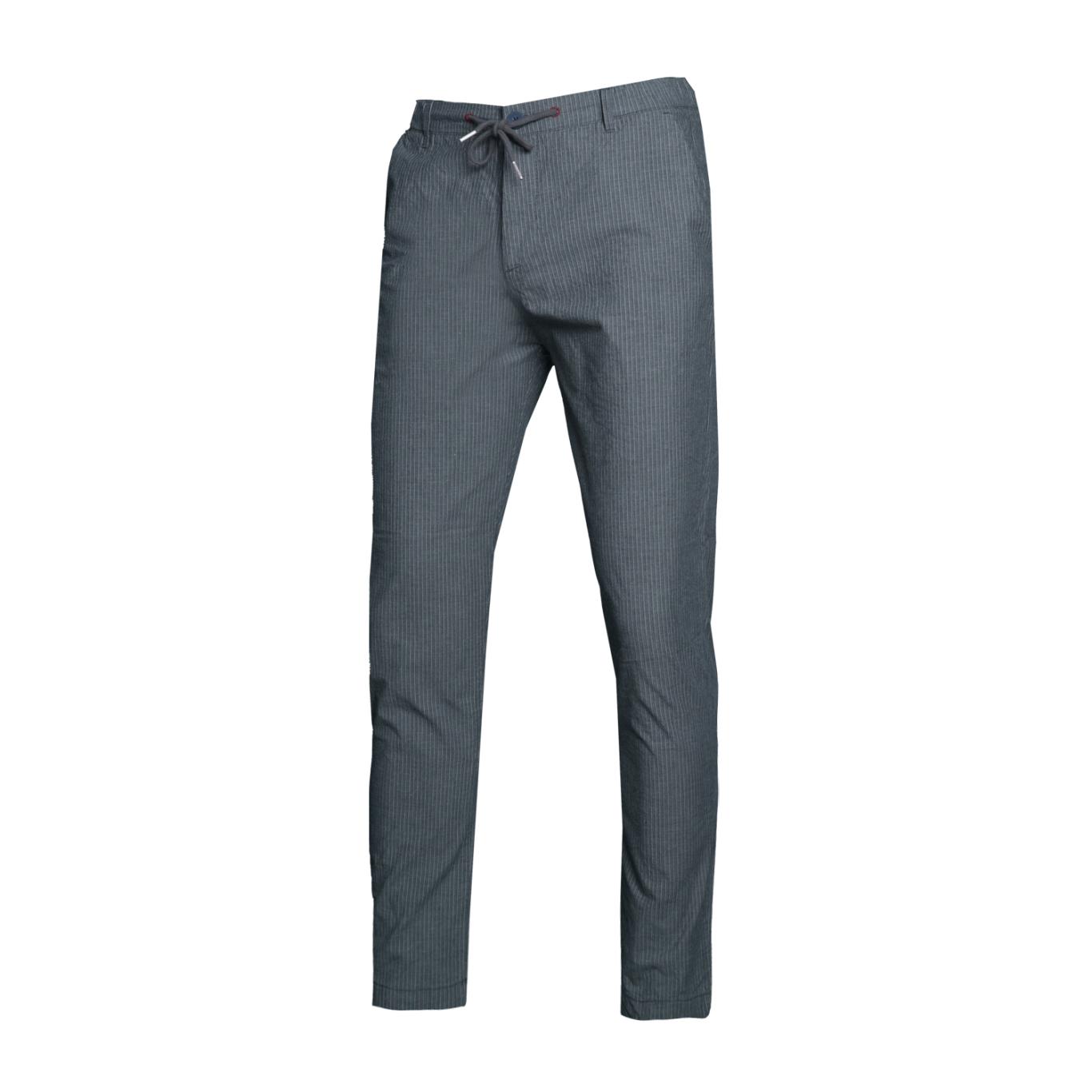 Slim Fit Pants With Front Laces