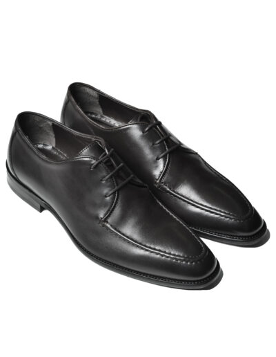 Black Smooth Leather Shoes