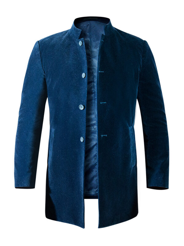 Blue Velvet Coat