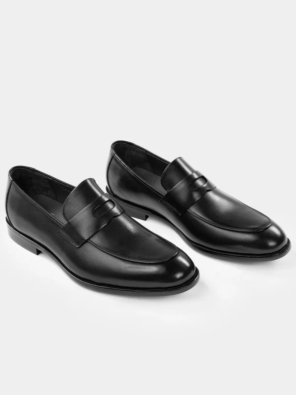 Polished Leather Loafers – Classic Fit