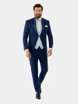 TUXEDO COL MAO SATIN PIPING