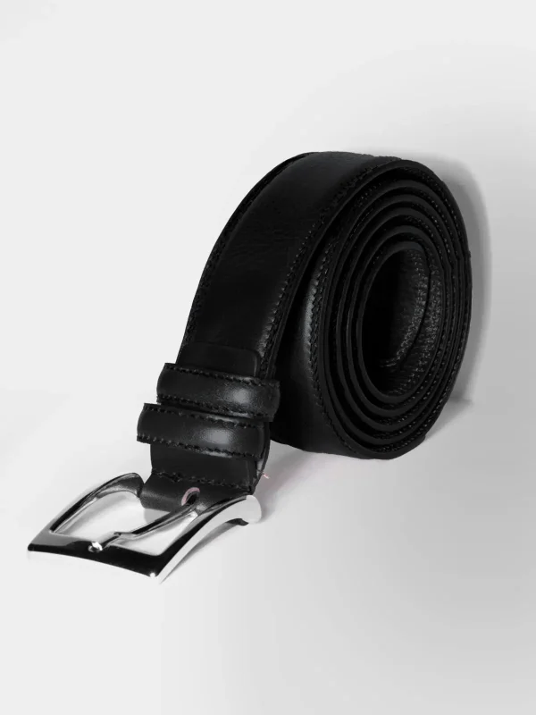 CLASSIC LEATHER BLACK BELT