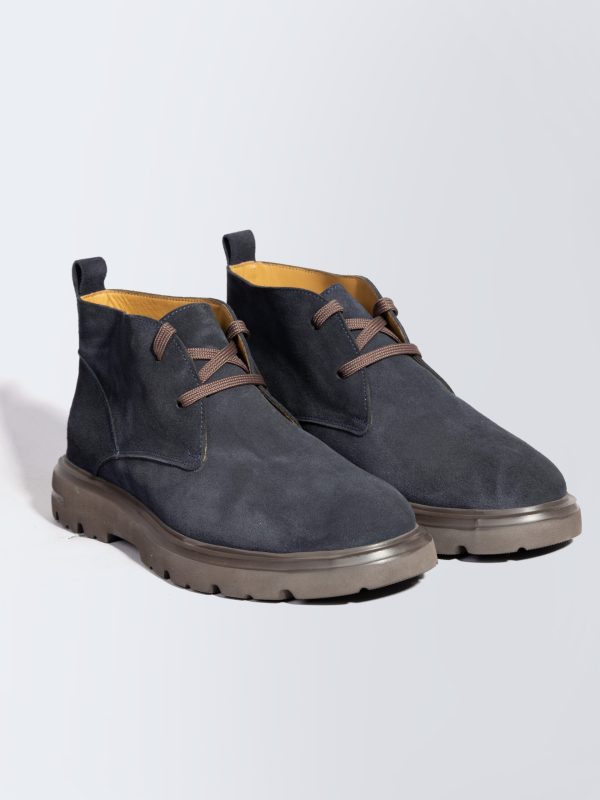 ANGLE BOOTS LEATHER WITH SUEDE TOUCH
