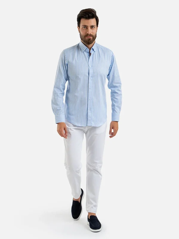 Men’s Striped Cotton Shirt