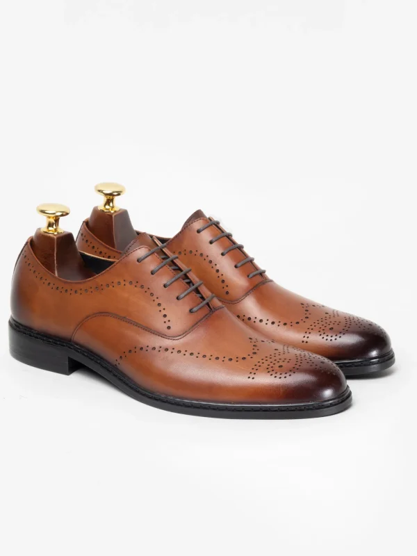 LEATHER DERBY SHOES