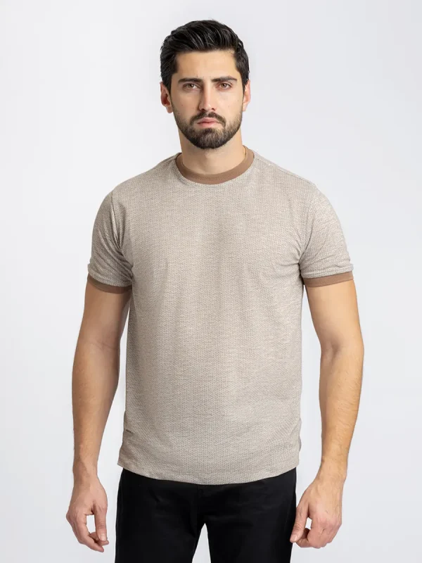 TEXTURED T-SHIRT