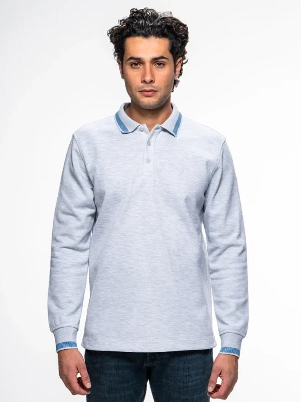 Long-Sleeve Polo