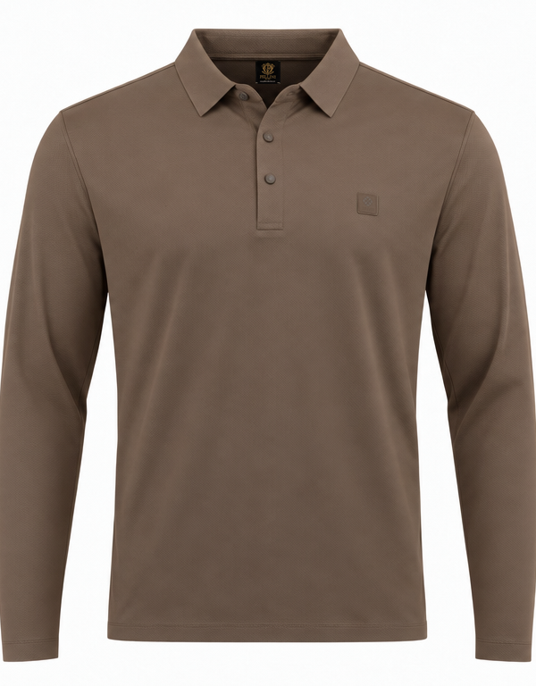 Long Sleeve Seamless Polo